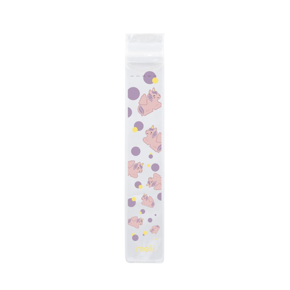 Melii Baby Reusable Ice Pop Freezie Bag - Plastik Es Krim Reusable / Plastik Ice Cream Premium