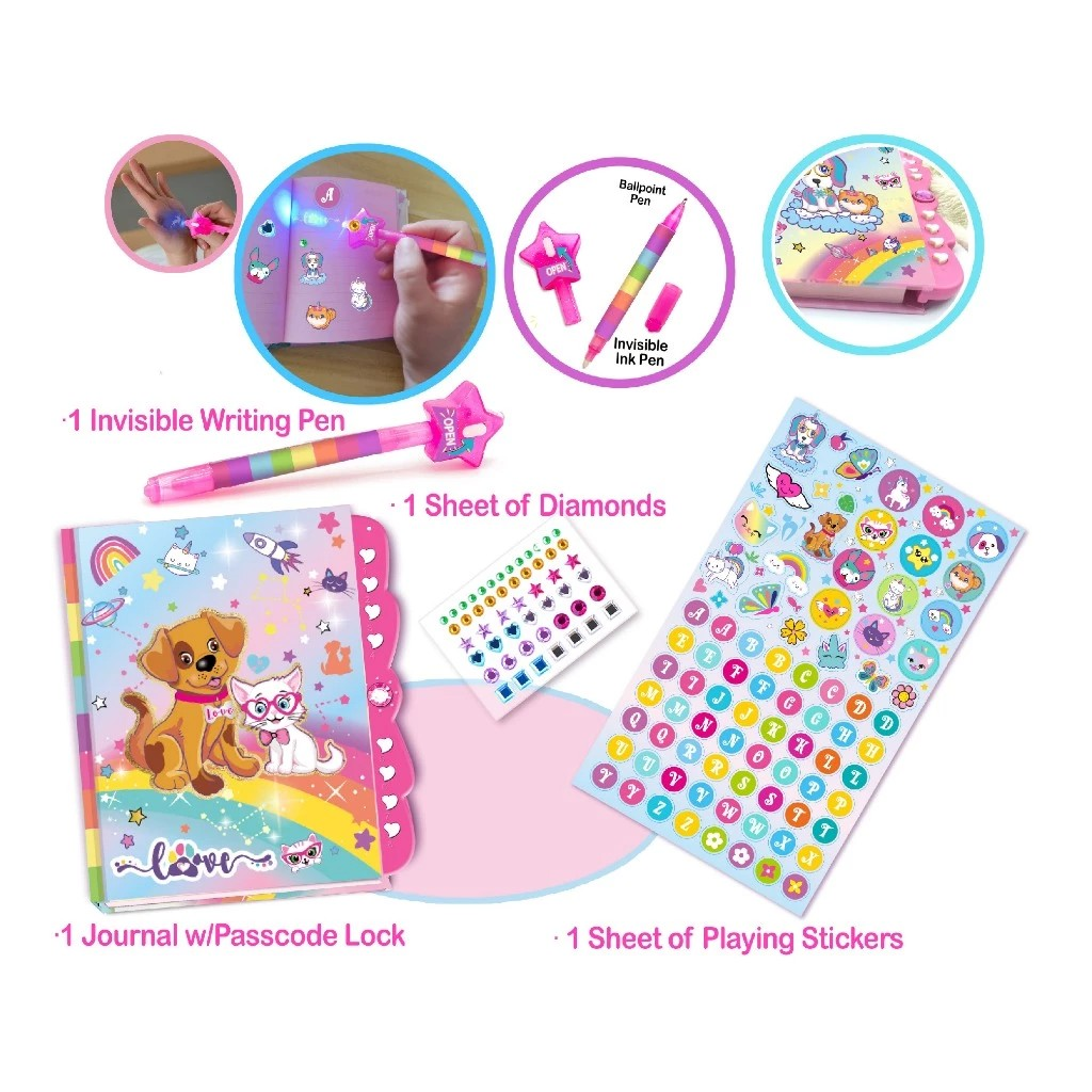 Tokidas Notebook Secret Journal Set (Medium Size) - Buku Catatan Aesthetic Diary/Buku Tulis Sekolah Anak