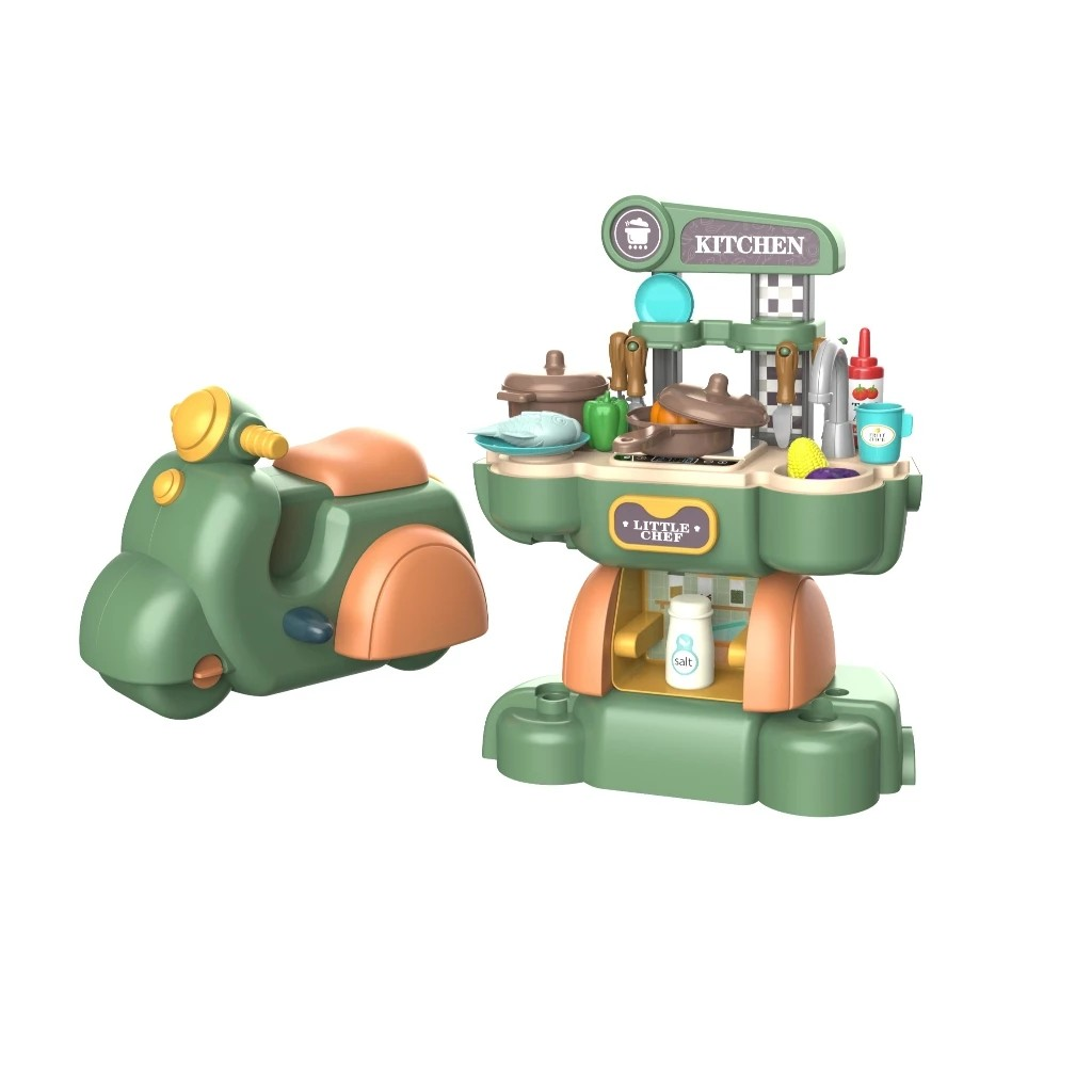 Okiedog Magical Motorbike - Mainan Playhouse Vespa Anak