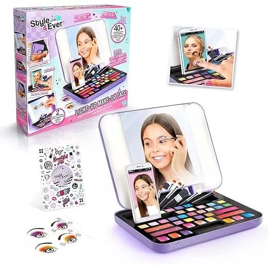 Canal Toys Style 4 Ever Girls Makeup LED Mirror - Kotak Kosmetik Anak Tidak Beracun