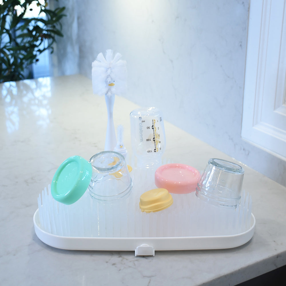 Melii Baby Cloud Drying Rack and Drainboard - Rak pengering peralatan makan