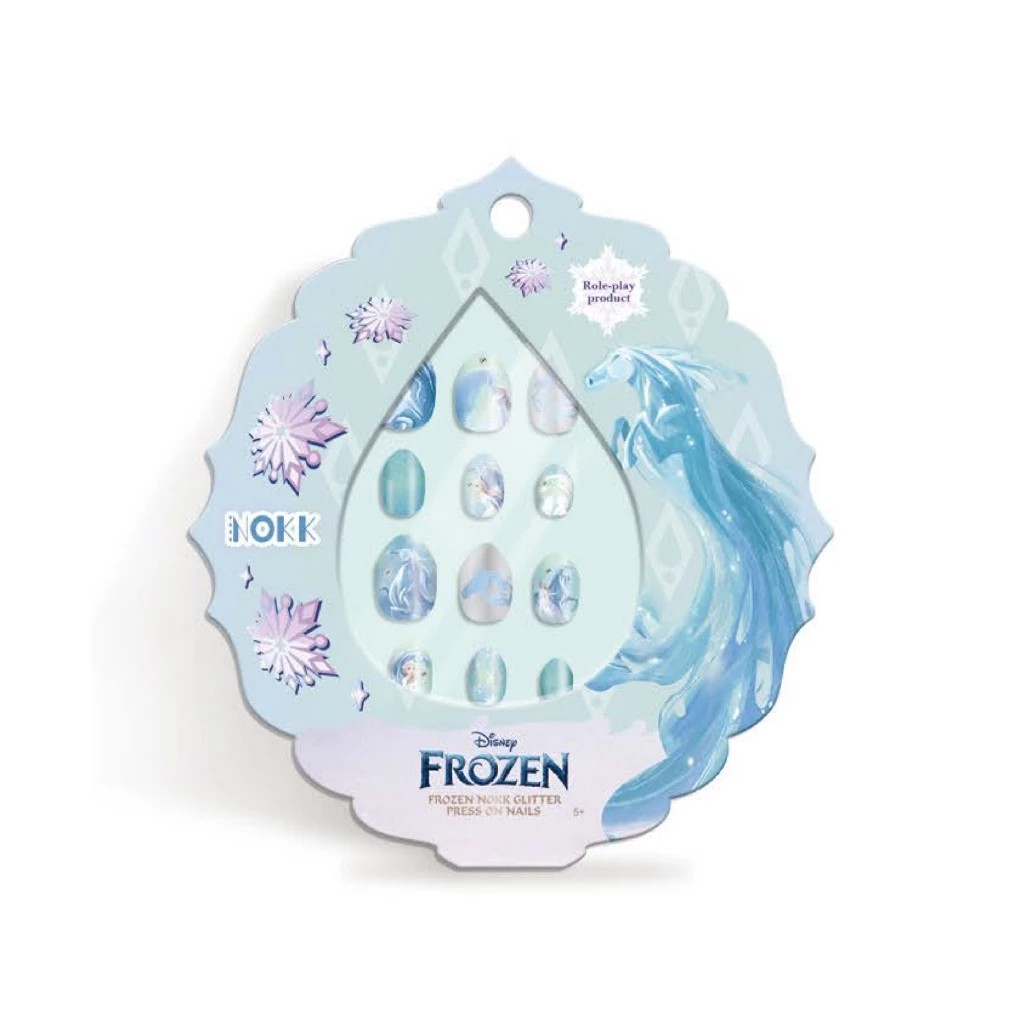 Frozen Series Self-Adhesive Nail Tips (6 Asst) - Stiker Kuku Tempel Anak /Fake Nail Art Anak