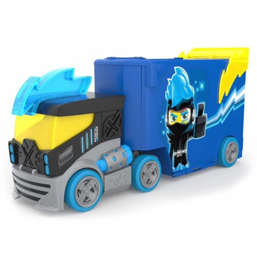 T-Racers S Playset X-Racer Turbo Truck - Mainan Mobil dengan Playmate Race