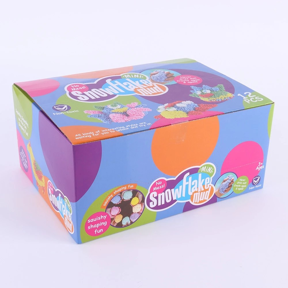Okiedog Snowflake Mud In Can - Mainan Sensorik Slime Squisy Anak-anak