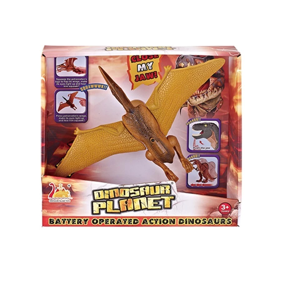 Dinosaur Planet Light & Sound Pterosaurus 34cm - Mainan Dinosaurus dengan Efek Cahaya & Suara