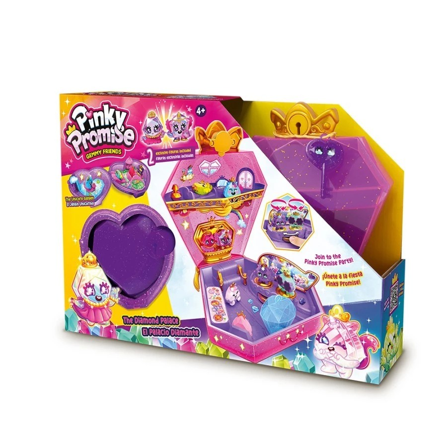 Pinky Promise Diamond Palace Dual Playset Season 1 - Surprise Toys Istana & Aksesoris