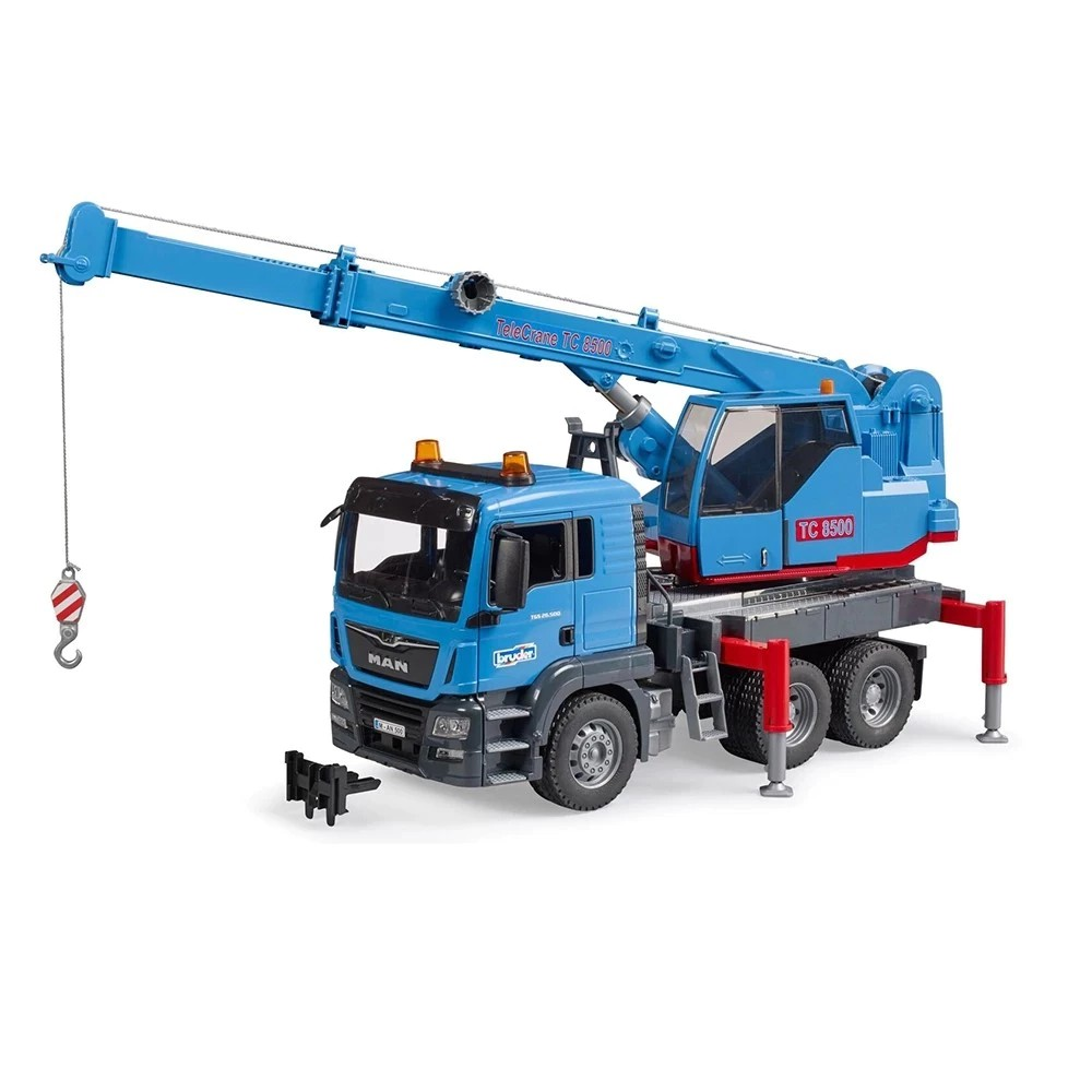 Bruder 3771 MAN TGS Crane Truck - Mainan Miniatur Truk Derek