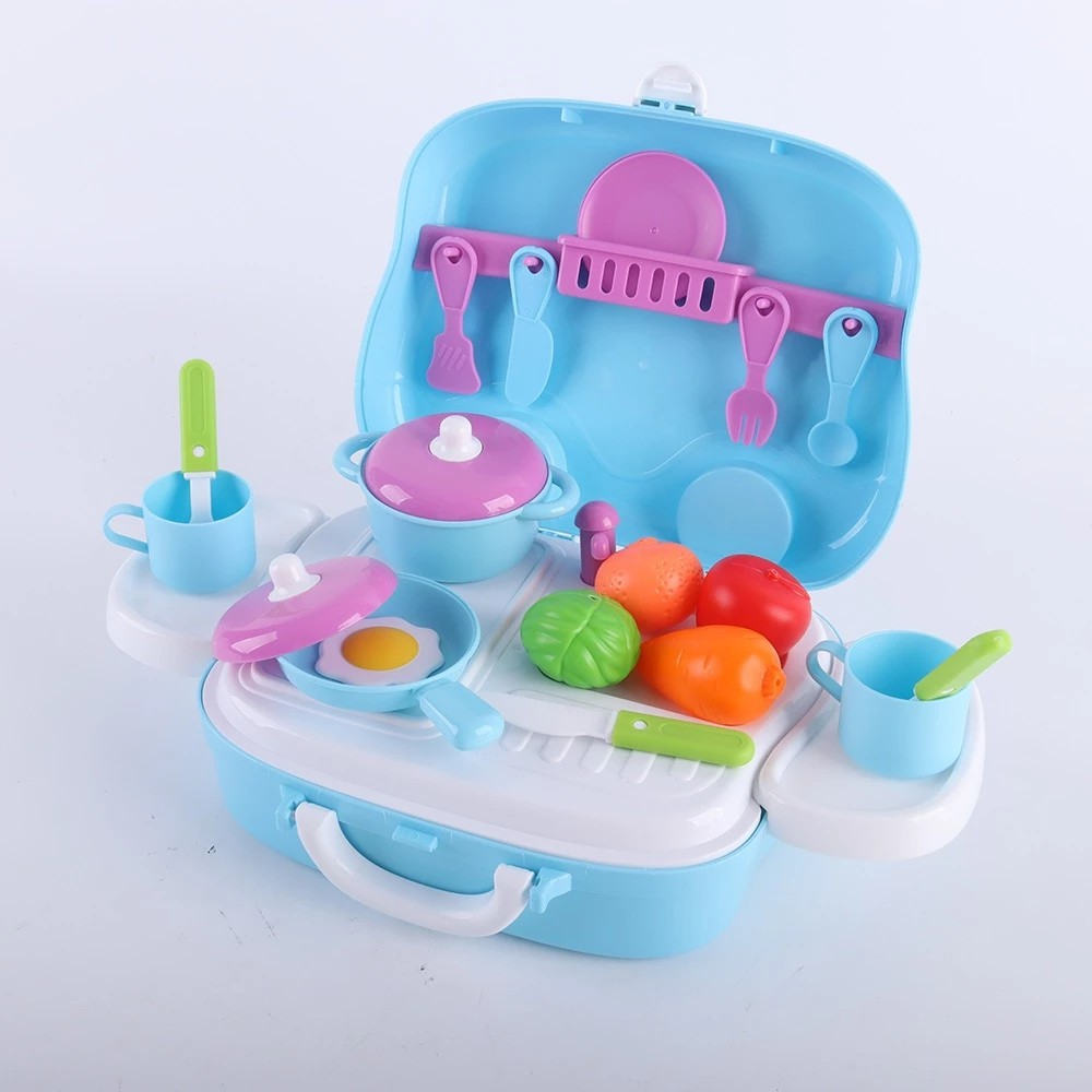 Okiedog Kitchen Toy Hand Carry Box - Mainan Tas Peralatan Dapur Anak