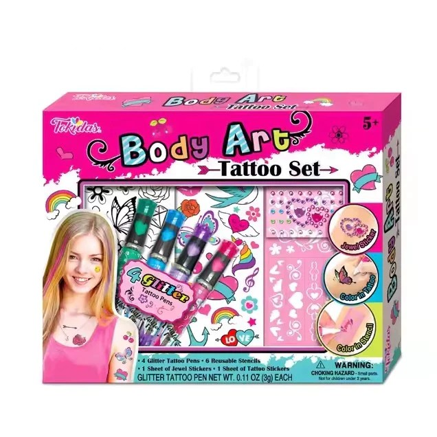 Tokidas Body Art Collection - Set Tato Mainan Aksesoris Anak