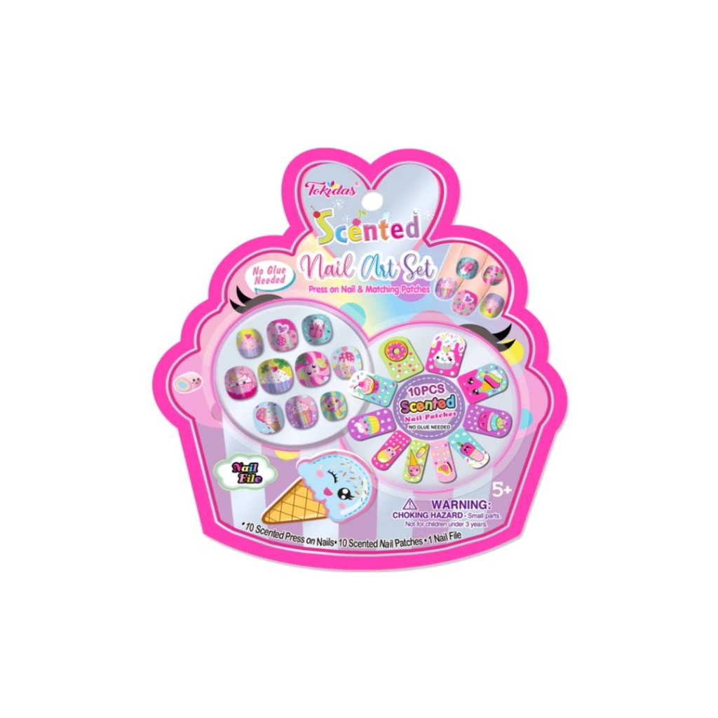 Tokidas Nail Art Collection - Mainan Aksesoris Kuku Palsu Anak
