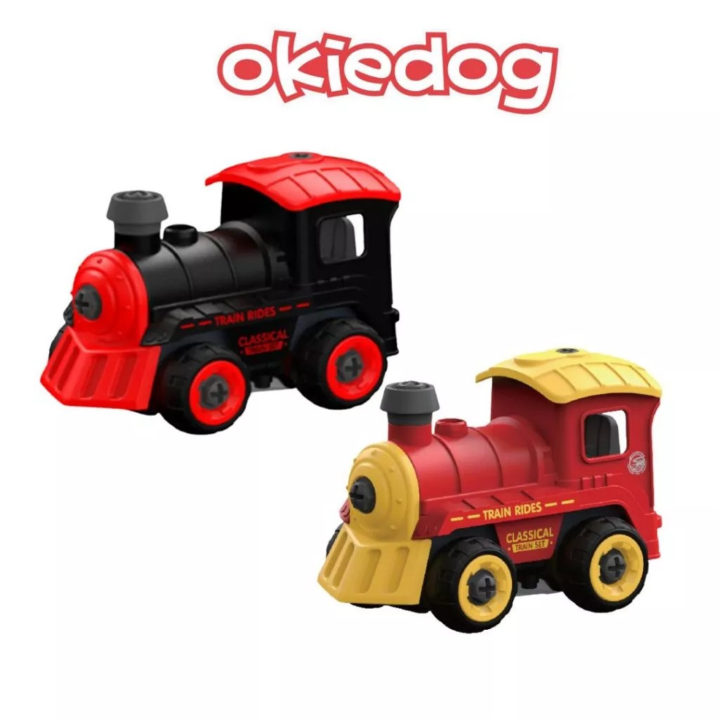 Okiedog DIY RC Train - Mainan Edukasi Anak Bongkar Pasang