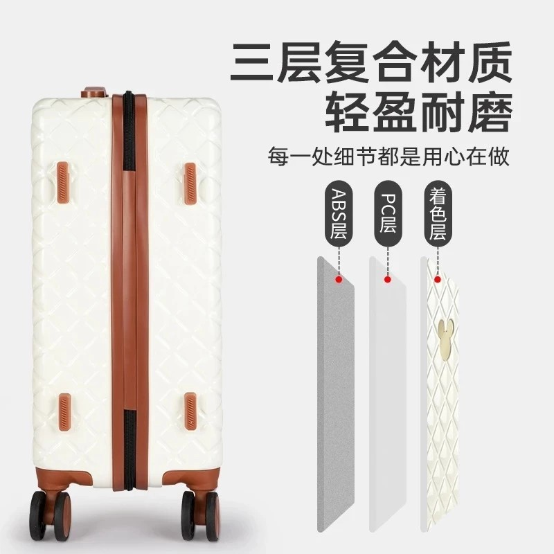 Mesuca Mickey Quilted Suitcase 20"