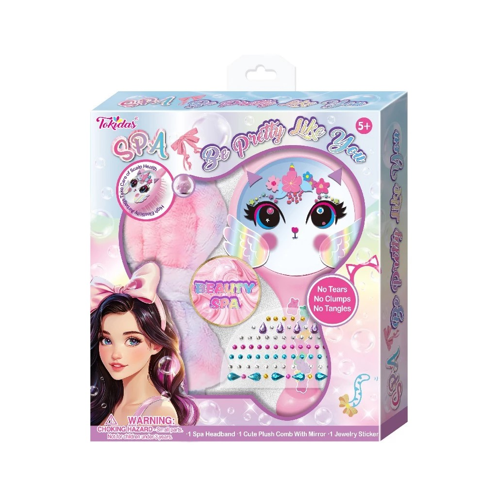 Tokidas Fashion Makeup Hair Collection - Mainan Makeup Rambut Wajah Untuk Anak Perempuan