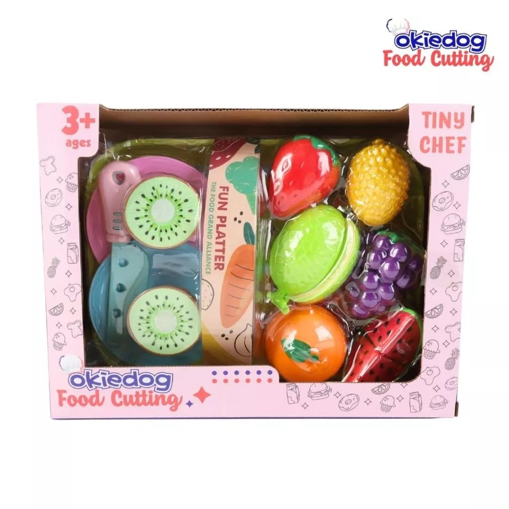 Okiedog Food Cutting - Mainan Buah & Sayur Potong Anak Perempuan