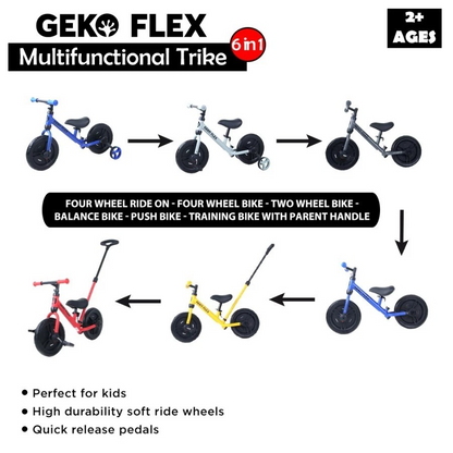 Geko Flex 6in1 Balance Bike