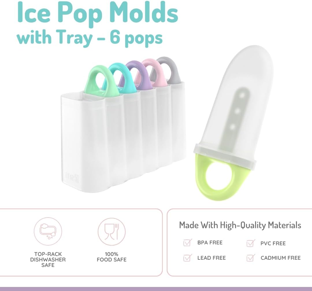 Melii Baby Popsicles Contemporary - Cetakan Ice Cream Anak