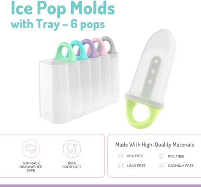 Melii Baby Popsicles Contemporary - Cetakan Ice Cream Anak