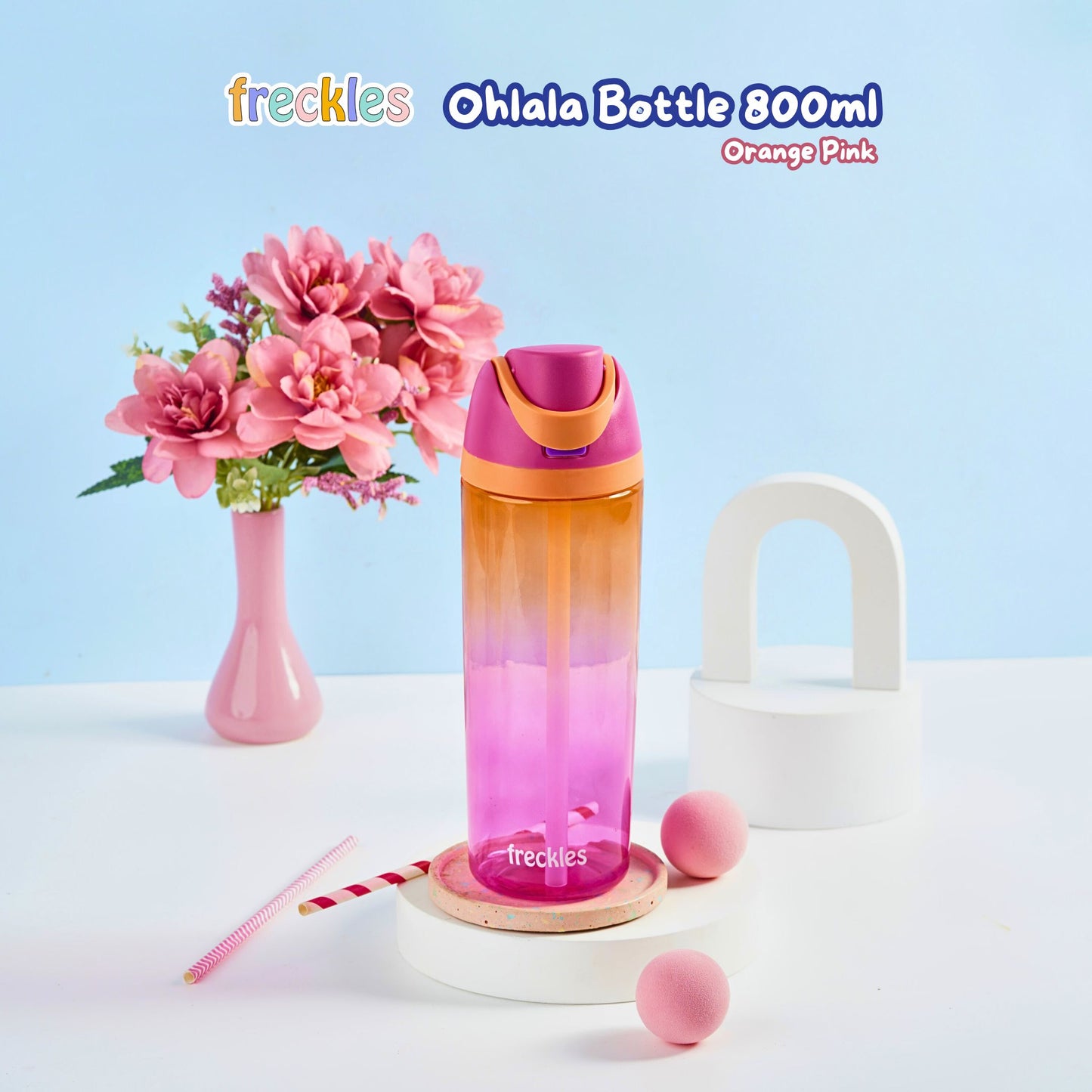 Freckles Ohlala 800ml Water Bottle