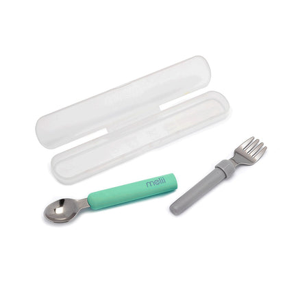 Melii Baby Spork On The Go - Sendok&garpu anak