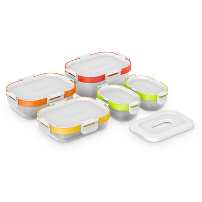 Zoku Neat Stack - Tempat Bekal, Tempat Makanan Sisa, Tempat Makanan Instant