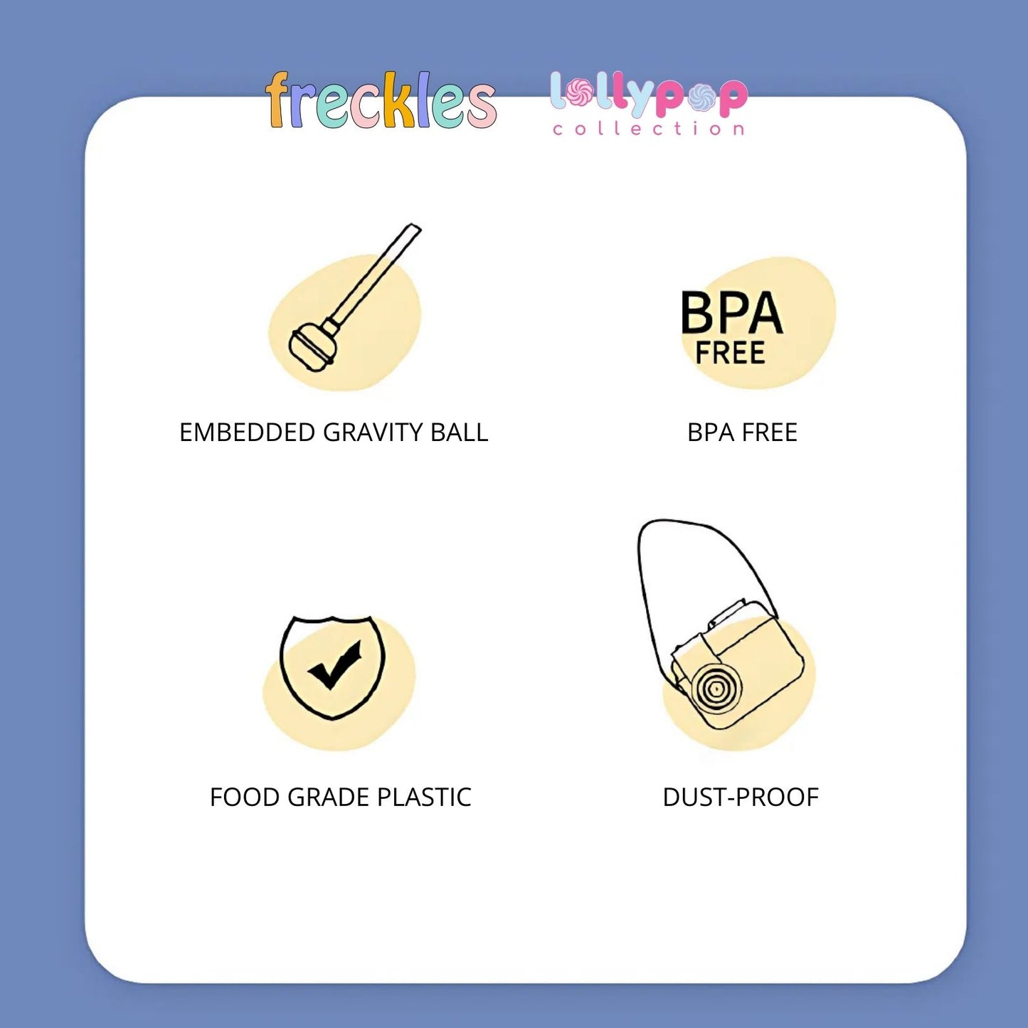 Freckles Lollypop Collection Bottle and Lunch Box