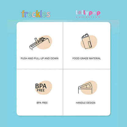 Freckles Lollypop Collection Bottle and Lunch Box