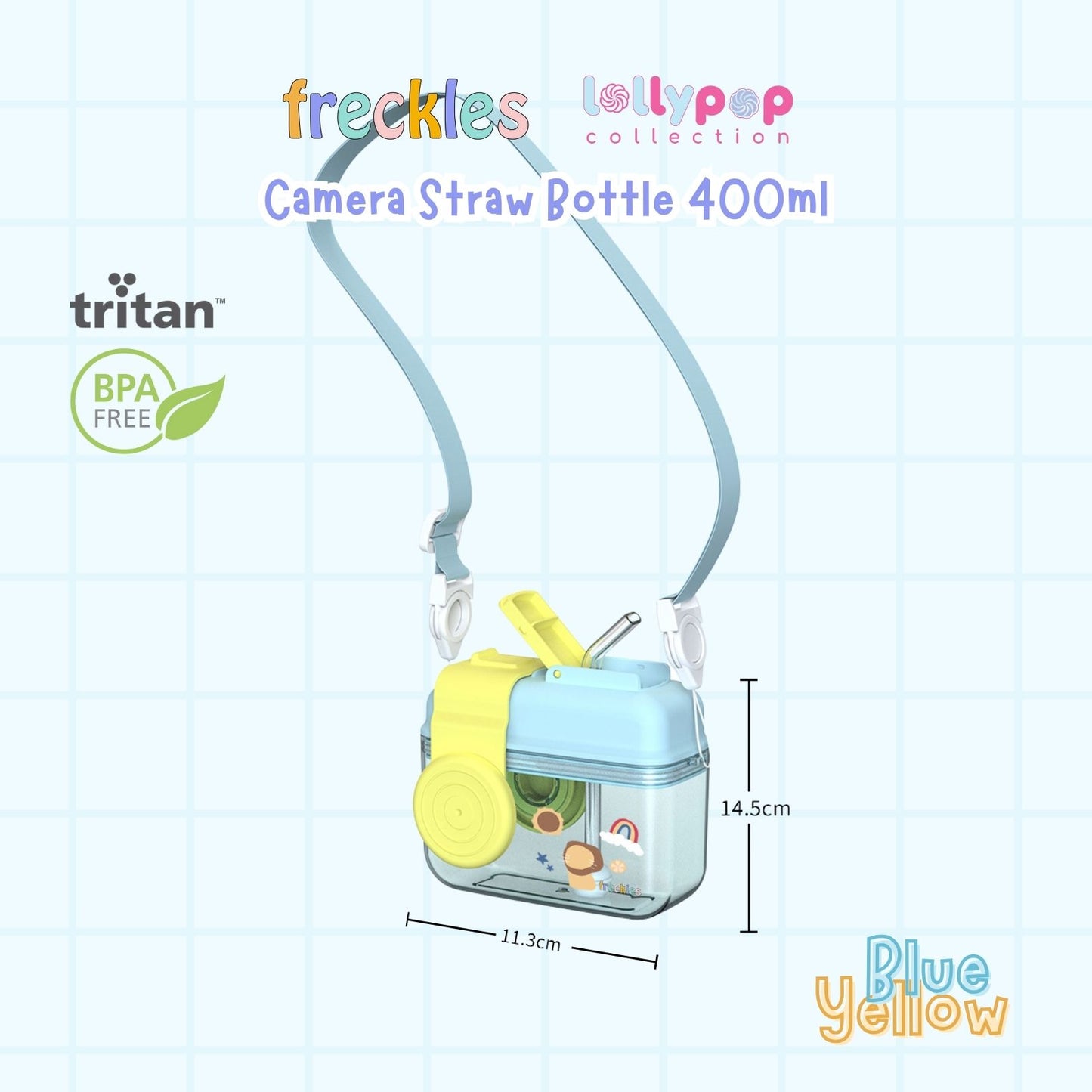 Freckles Lollypop Collection Bottle and Lunch Box