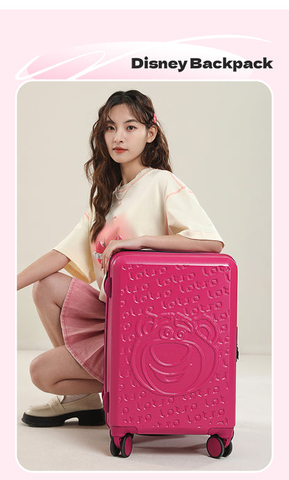 Mesuca Lotso Traveling Suitcase 20" - Koper Travel Disney Premium Tahan Banting