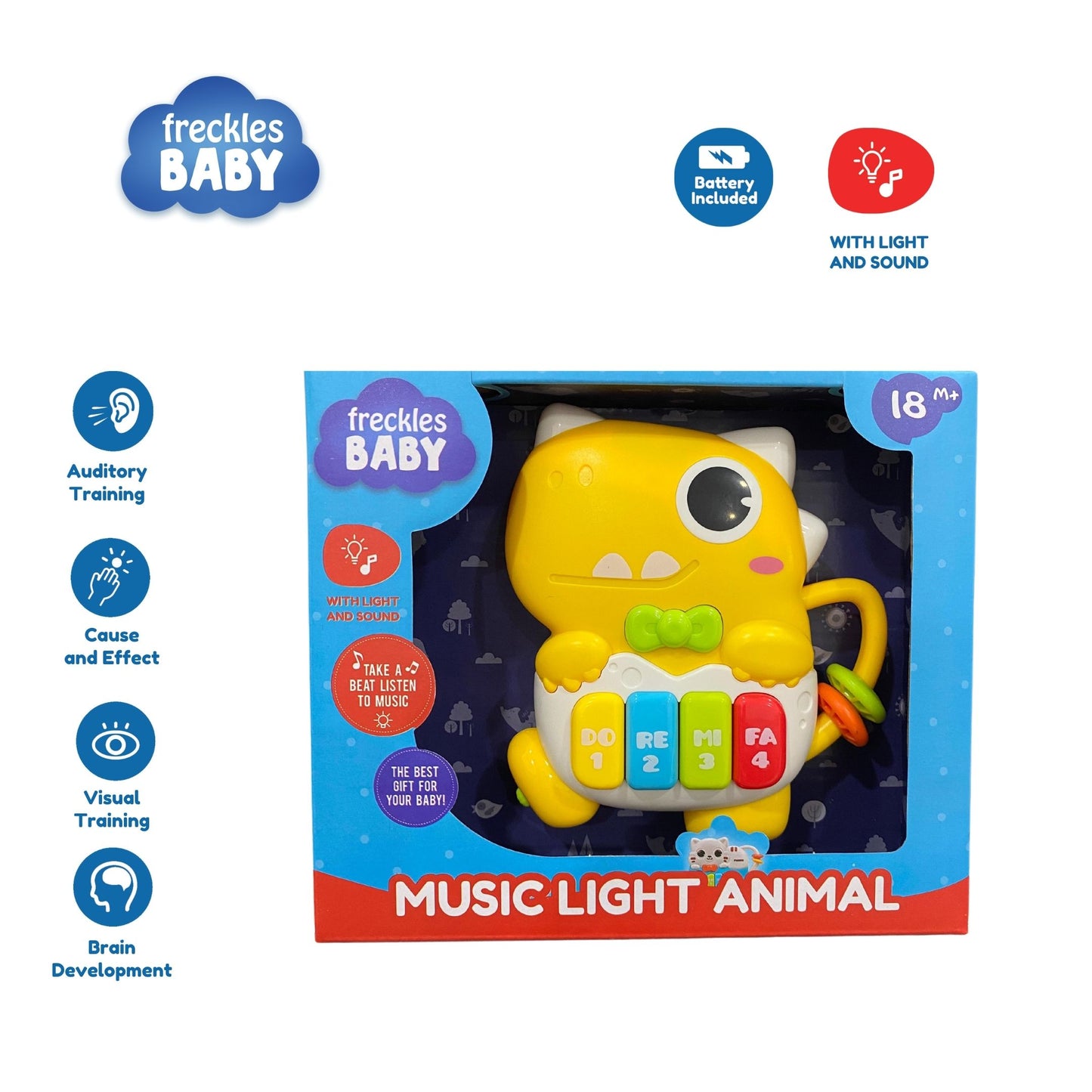 Freckles Baby Animal Piano with L&S