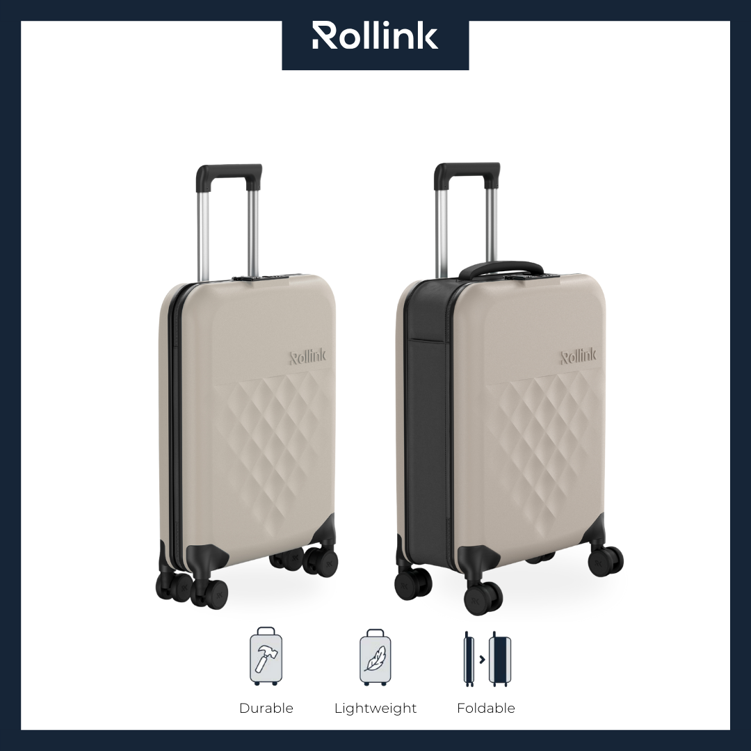 Rollink Flex 360 Spinner 21 - Koper 4 Roda 21 Inch - Koper Compact Lipat