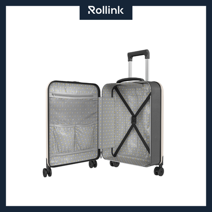 Rollink Flex 360 Spinner 21 - Koper 4 Roda 21 Inch - Koper Compact Lipat