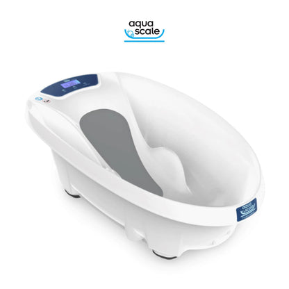 AquaScale 3in1 – Bak Mandi Bayi Digital + Timbangan & Termometer