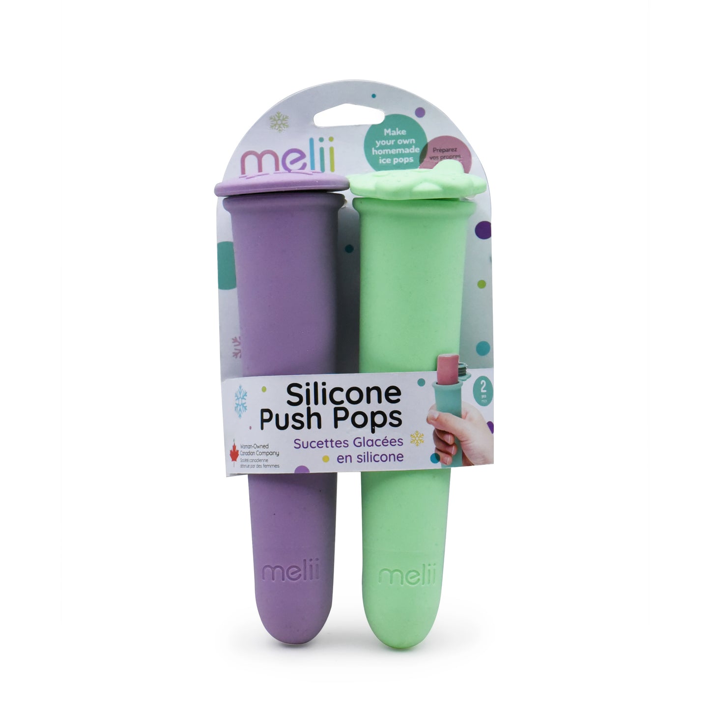 Melii Baby Push Pop - Cetakan Ice Cream Anak Silicone BPA FREE