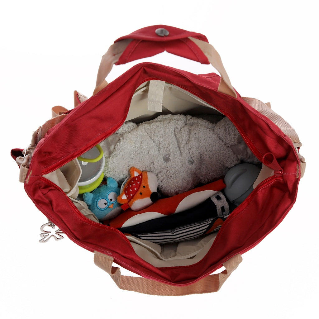 Okiedog Sumo Nature Grey 3in1 Diaper Bag - Tas Diaper Bayi 3in1 Multifungsi