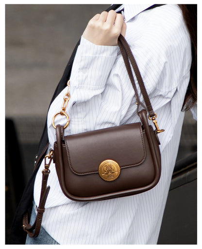 Mesuca Disney Minnie Shoulder Bags Dark Brown - Tas Selempang Disney Premium