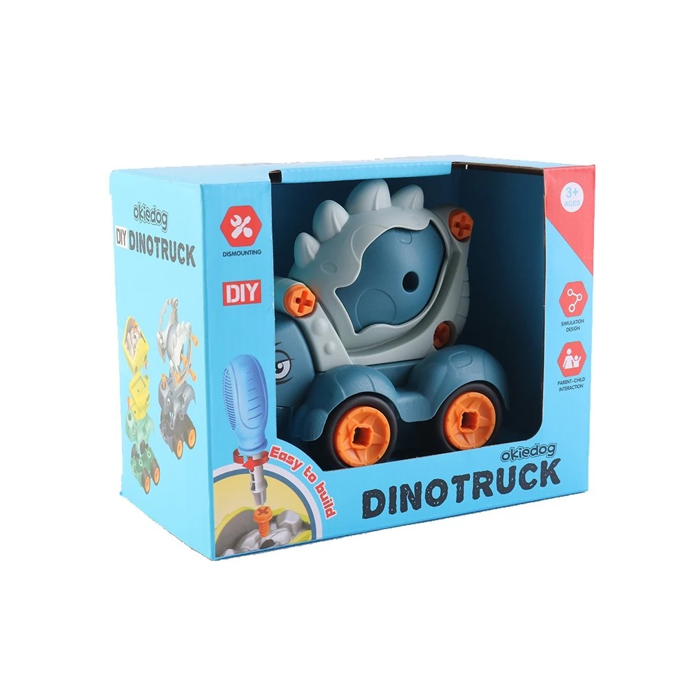 Okiedog DIY Dino Truck - Mainan Bongkar Pasang Anak