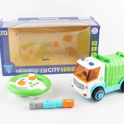 Okiedog DIY RC City Series - Mainan Edukasi Anak Bongkar Pasang