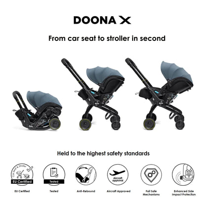 Doona X 2in1 Car Seat and Stroller - Kereta Dorong Bayi Premium & Nyaman