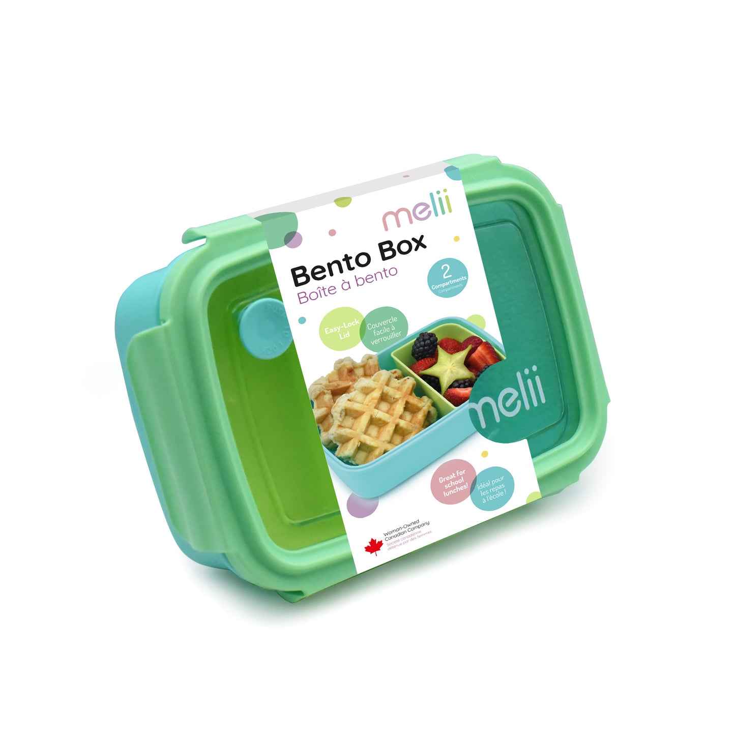 Melii Baby Bento Box with Removable Compartments 880 ml & 1250 ml- Tempat makan anak