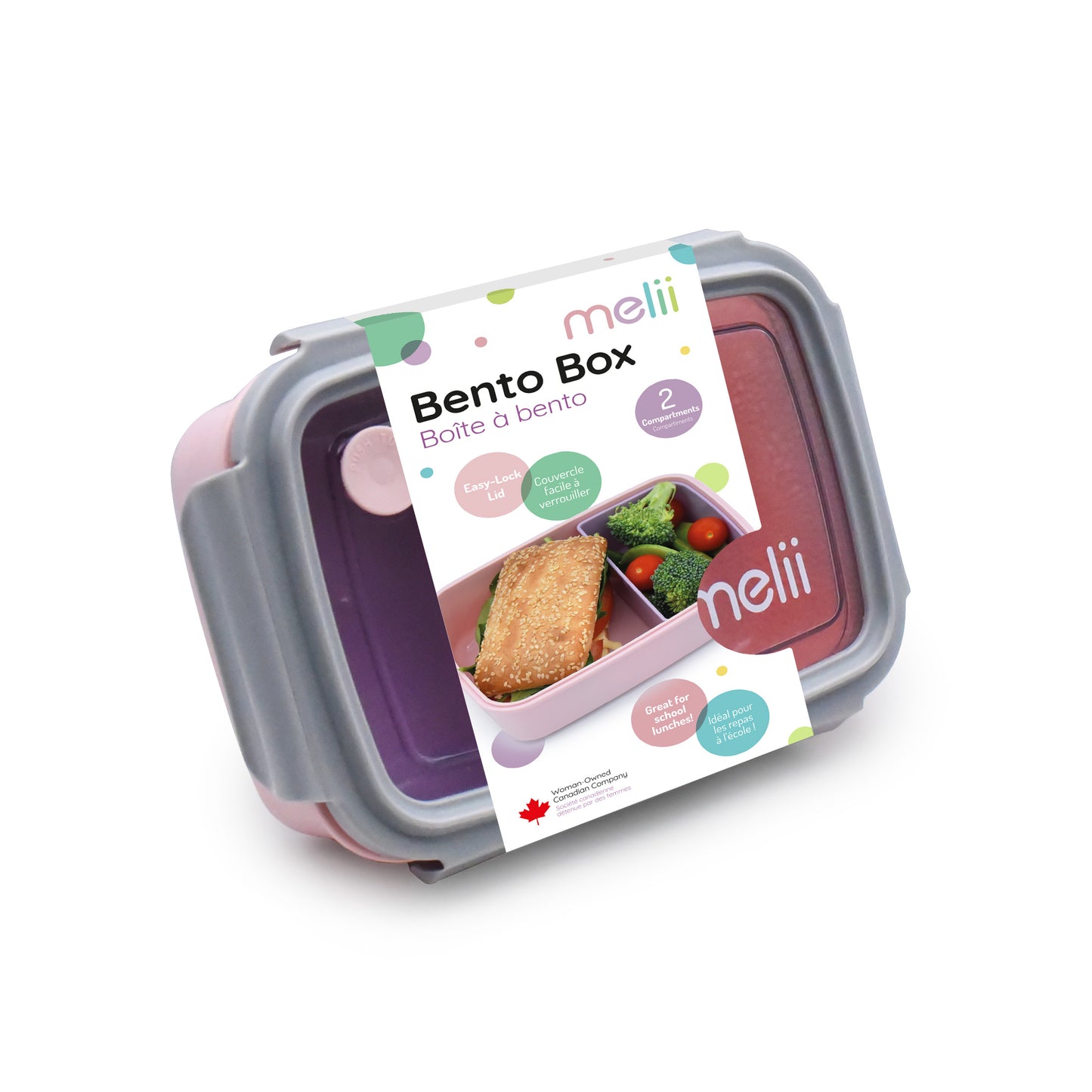 Melii Baby Bento Box with Removable Compartments 880 ml & 1250 ml- Tempat makan anak