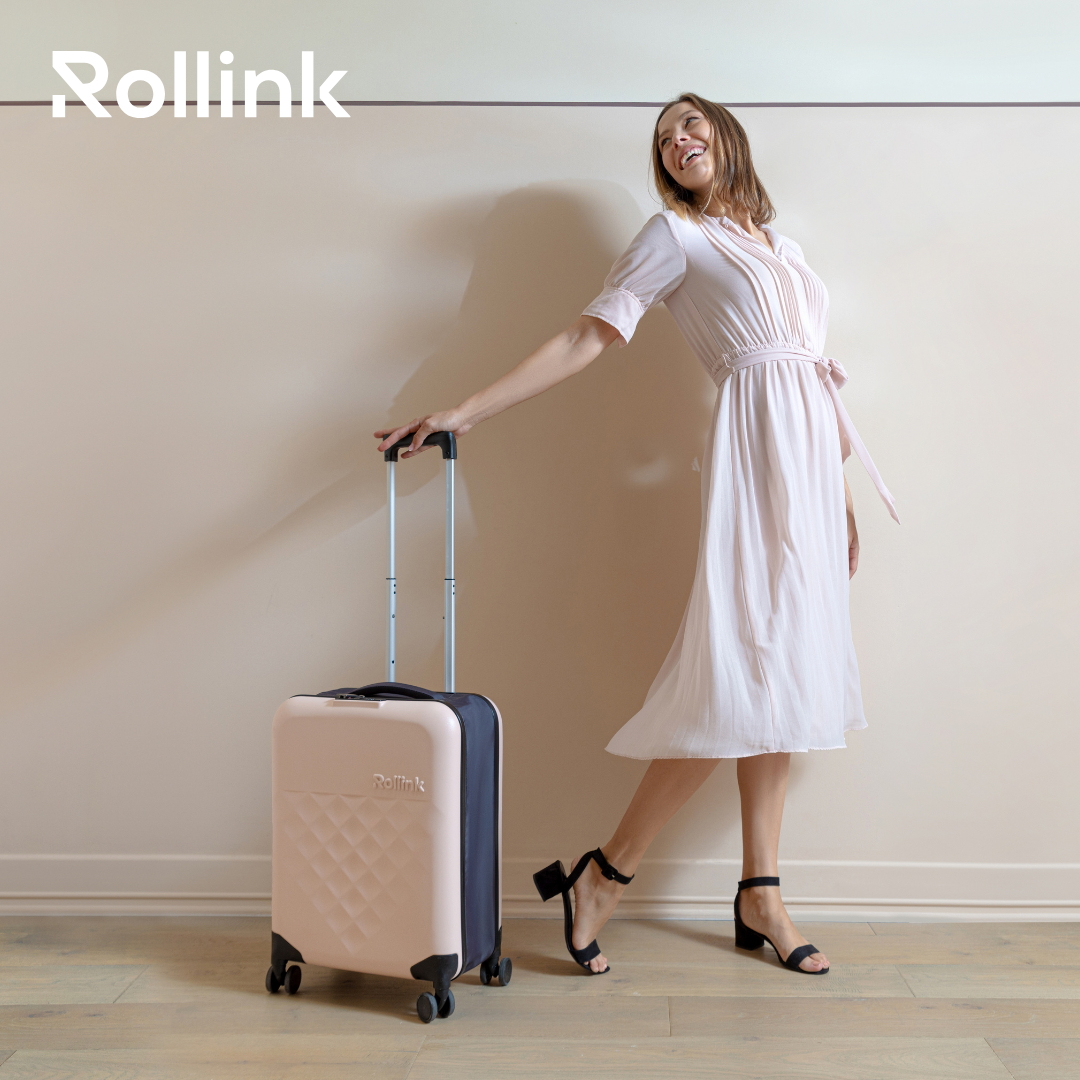 Rollink Flex 360 Spinner 21 - Koper 4 Roda 21 Inch - Koper Compact Lipat