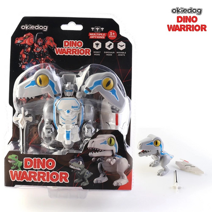 Okiedog Dino Warrior - Mainan Robot Dinosaurus Transformer