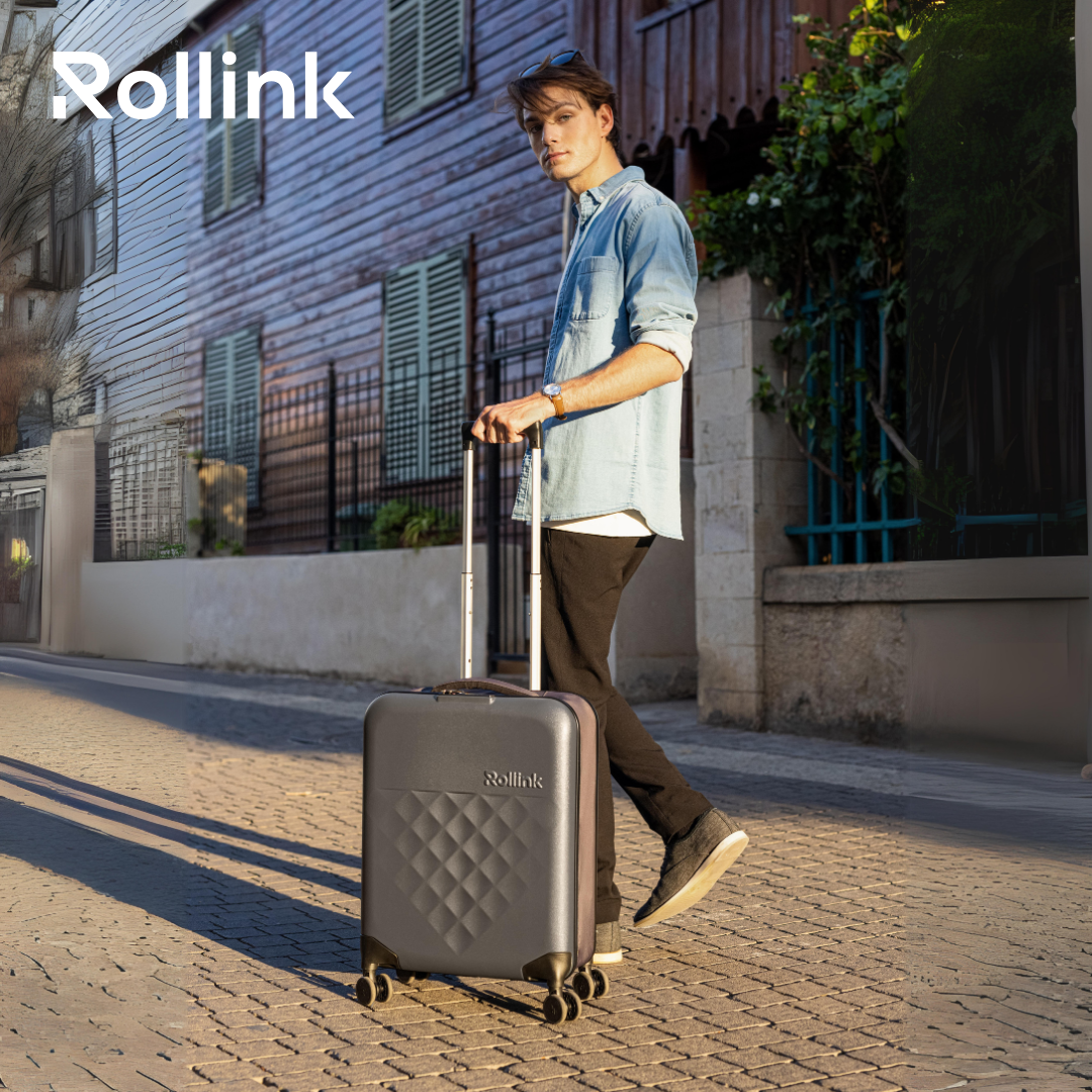 Rollink Flex 360 Spinner 21 - Koper 4 Roda 21 Inch - Koper Compact Lipat