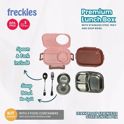 Freckles Stainless Steel Lunch Box