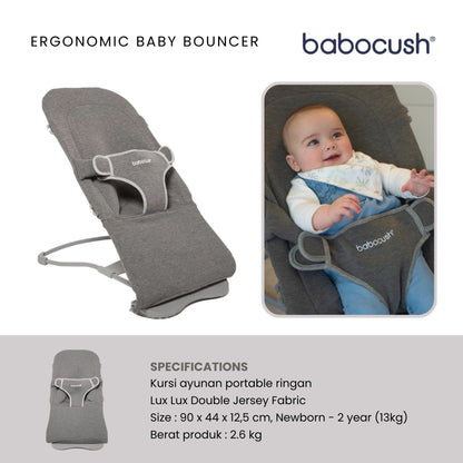 Babocush Ergonomic Baby Bouncer - Kursi Ayunan Bayi