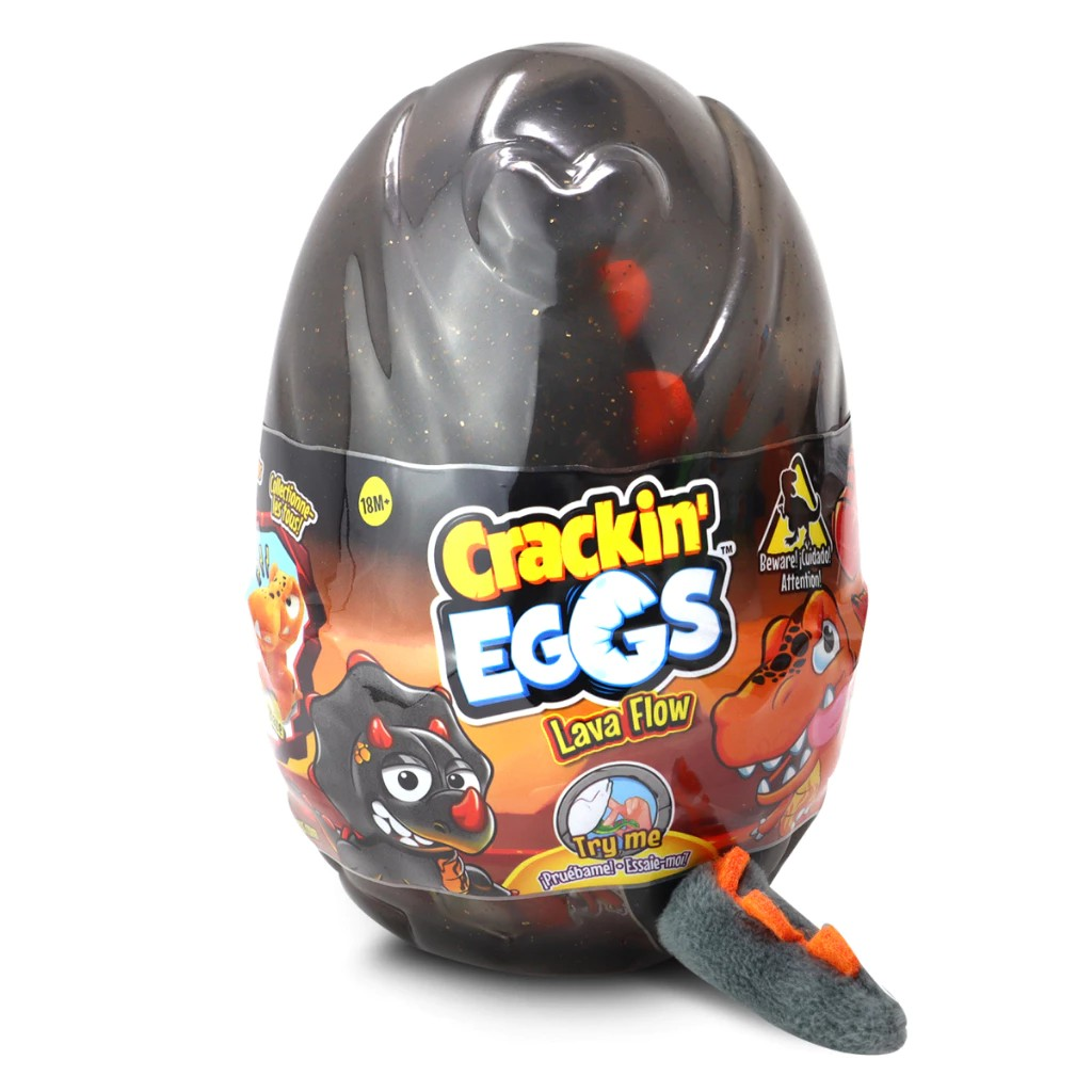Crackin Eggs Lava Flow Mini - Mainan Telur Boneka Karakter Dinosaurus