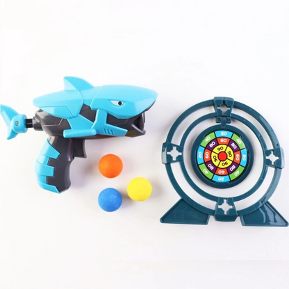 Okiedog Shark Soft Bullet Gun - Mainan Tembakan Anak Karakter Hiu