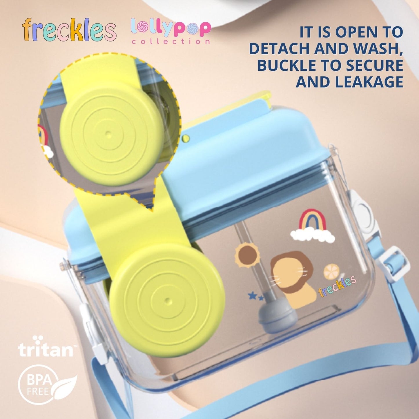 Freckles Lollypop Collection Bottle and Lunch Box