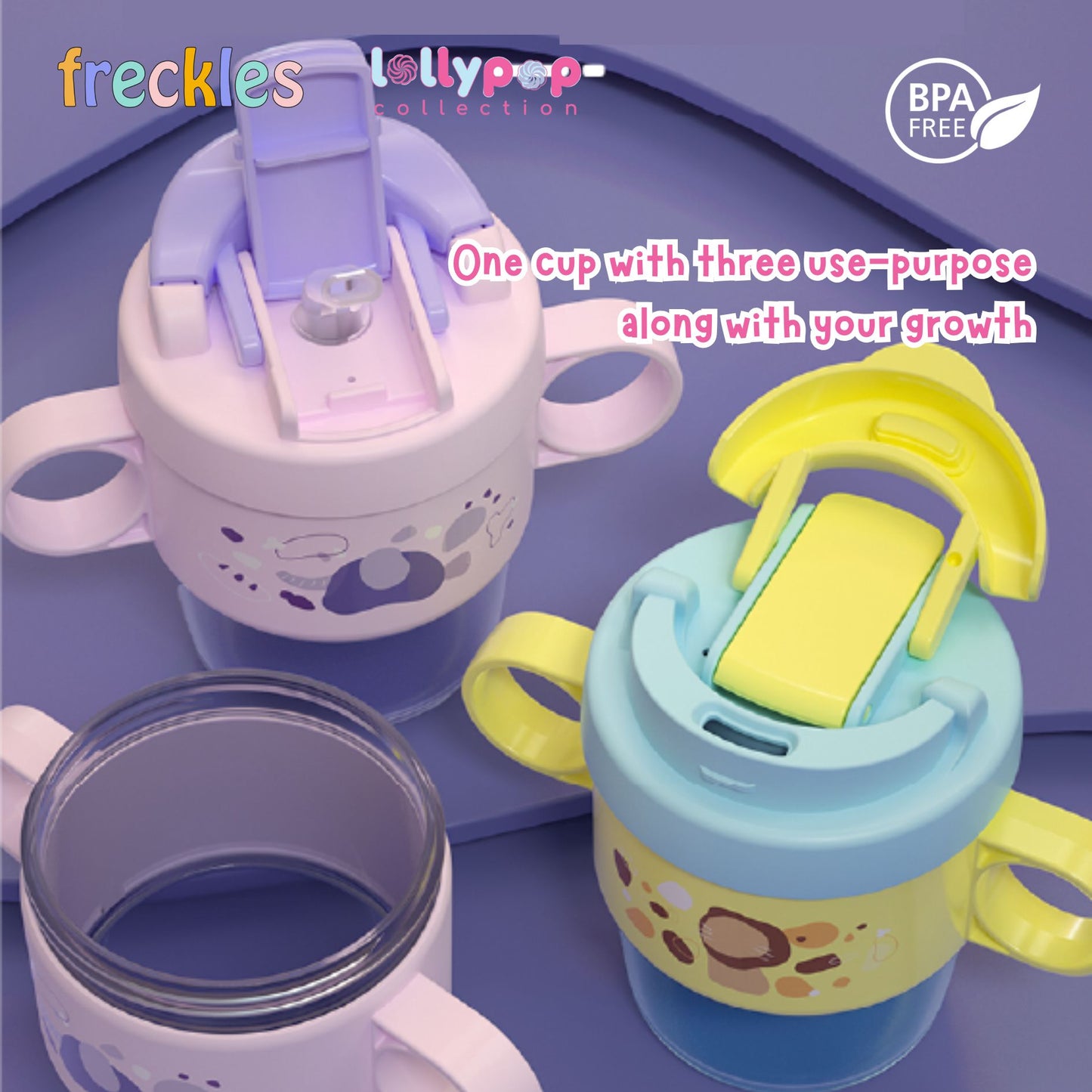 Freckles Lollypop Collection Bottle and Lunch Box