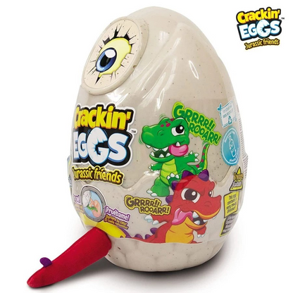Crackin Eggs Jurrasic Friends Dino - Mainan Telur Boneka Karakter Dinosaurus